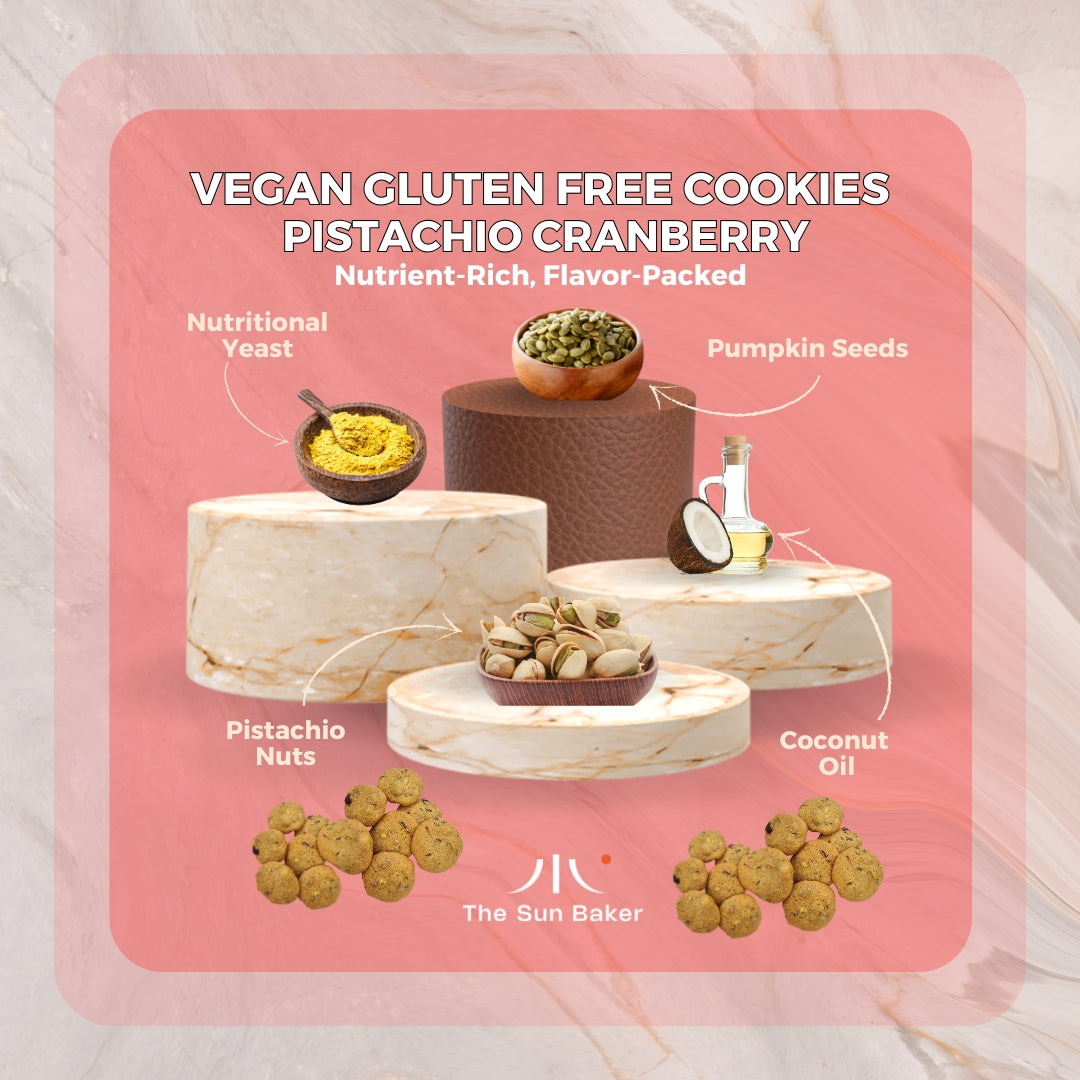 Vegan-Gluten Free Pistachio Cranberry
