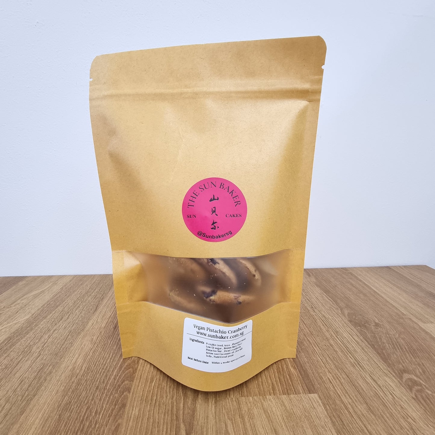Vegan-Gluten Free Pistachio Cranberry