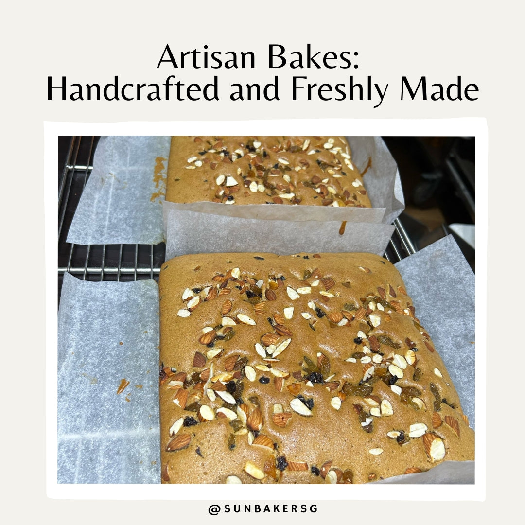 9 inch Square Walnut Wolfberry Cake - 900g