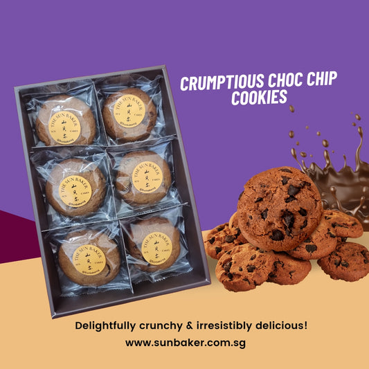 Hand-Bake: Crumptious Choc Chip - 12 individual packs per box