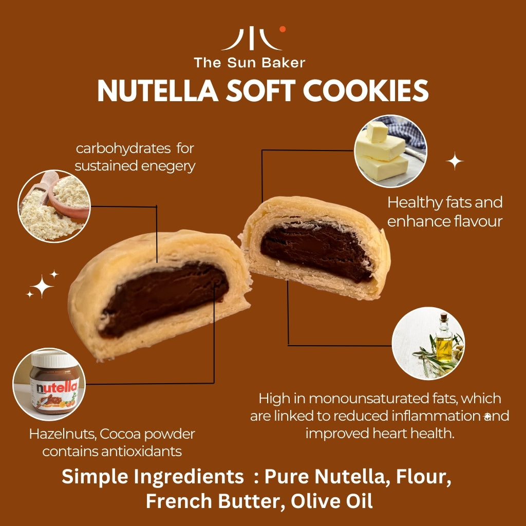 French Butter Nutella Cookies - 8 pcs per box