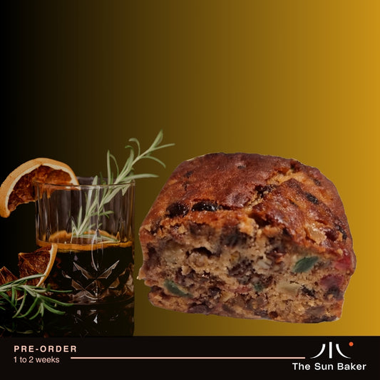 Hand-Bake : Bacardi Rum Fruitcake (Approx 300 - 320 gm)